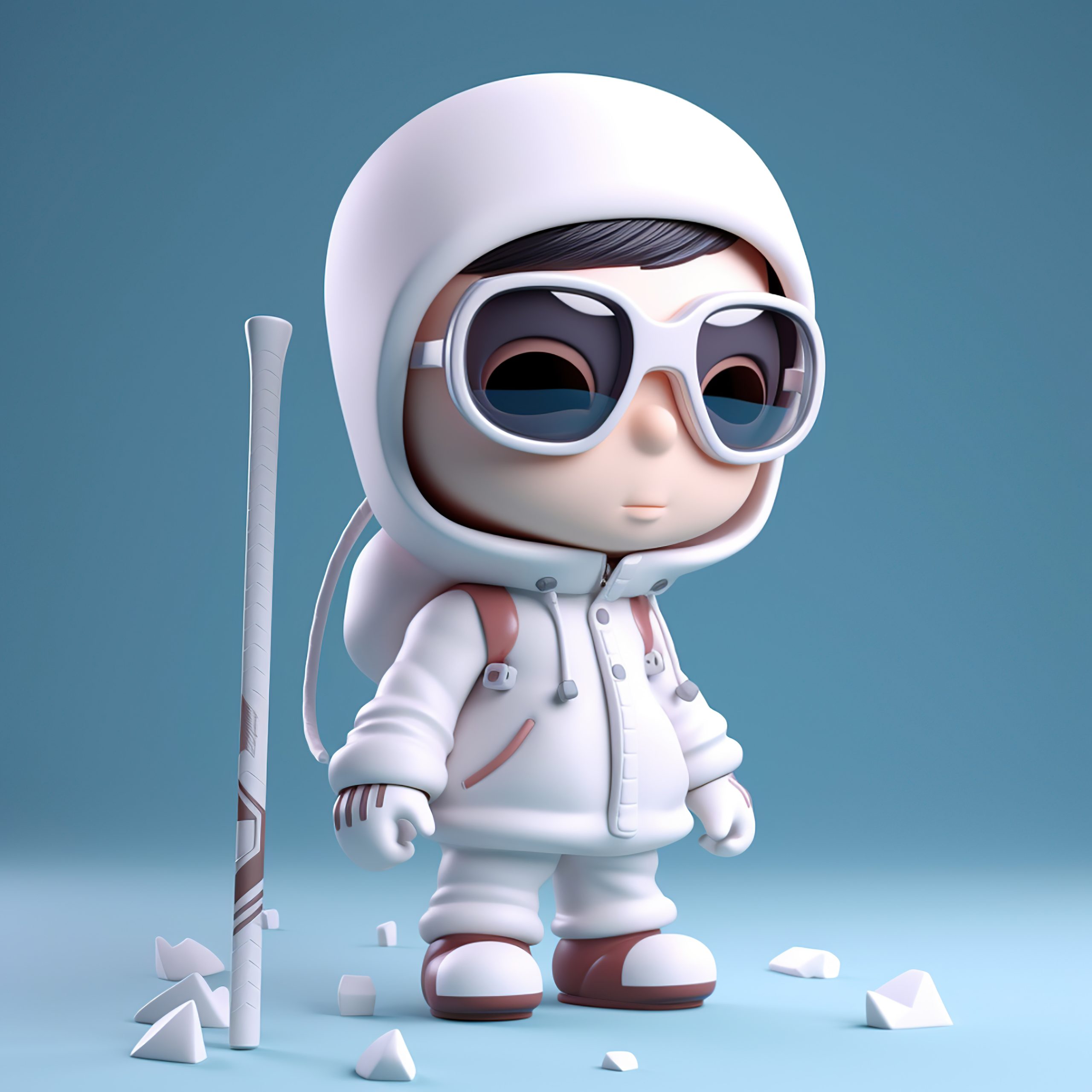 super cute boys in ski suits are ready to hit the slopes and have a blast in the winter wonderland. Generative Ai