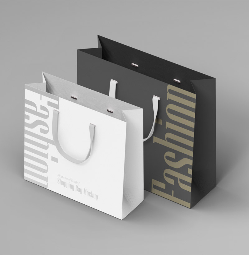 Single-Color Paper Bags – Printec